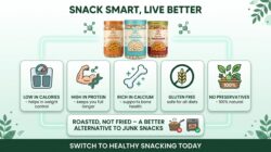 Spicy Lovers Roasted Makhana Combo Pack - Peri Peri, Chaat Masala & Classic Salt  Healthy Fox Nuts Snack - Image 10