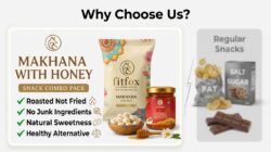 Premium Raw Makhana 150g with FREE 50g Pure Honey  Healthy Fox Nuts  High Protein - Image 5