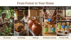 Herbal Wellness Honey Combo Pack of 3 - Tulsi Honey, Moringa Honey & Forest Honey  100% Pure & Natural Honey - Image 3