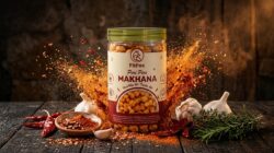 Peri Peri Roasted Makhana Spicy Roasted Fox Nuts  Healthy Light & Crunchy Snack - Image 12