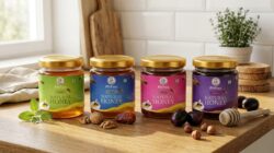 Premium Honey Combo Pack of 4  Jamun, Tulsi, Karanj & Moringa Honey  100% Pure & Natural Honey - Image 3