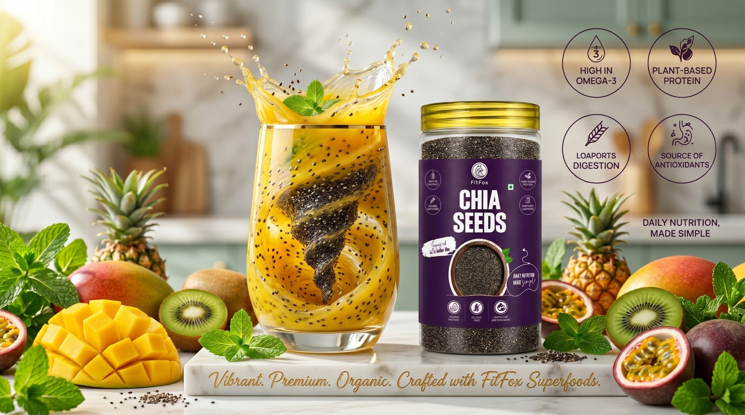 Luxury_smoothie_glass_with_chia_202605212353 Premium Chia Seeds 100% Natura Raw Superfood Rich in Omega-3 - Image 1