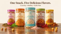 Roasted Makhana Combo Pack - Peri Peri, Chaat Masala, Classic Salt, Caramel Crunch & Honey Roasted  Healthy Fox Nuts Snack