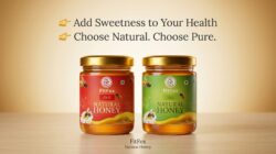 Honey Combo Pack of 2  Litchi Honey & Tulsi Honey  100% Pure & Natural Honey - Image 8